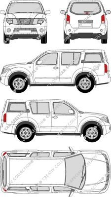 Nissan Pathfinder Kombi, 2004–2007 (Niss_136)