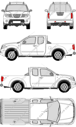 Nissan Navara, King Cab, Pick-up, cabina singola, estesa, 2 Doors (2006)