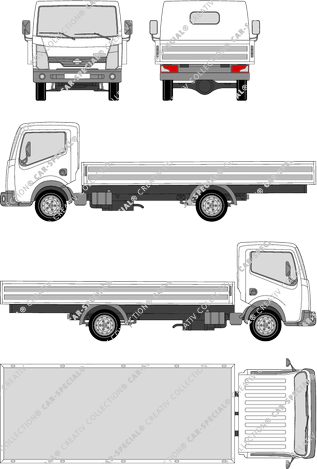 Nissan CabStar pianale, 2007–2013 (Niss_144)