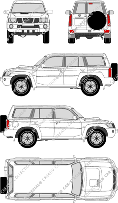 Nissan Patrol Station wagon, from 2007 (Niss_153)