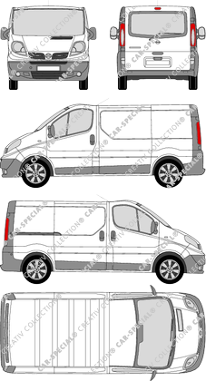 Nissan Primastar Kastenwagen, 2008–2021 (Niss_167)