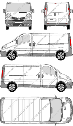 Nissan Primastar furgón, 2008–2021 (Niss_174)