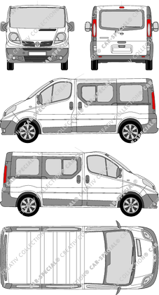 Nissan Primastar microbús, 2008–2021 (Niss_180)