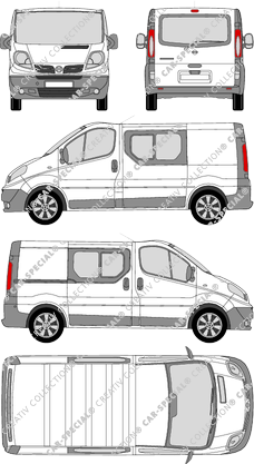 Nissan Primastar fourgon, 2008–2021 (Niss_183)