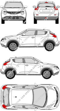 Nissan Juke, 2010–2014 (Niss_200)