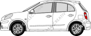 Nissan Micra Hatchback, 2010–2013