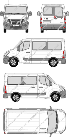 Nissan NV400 minibus, 2012–2020 (Niss_203)