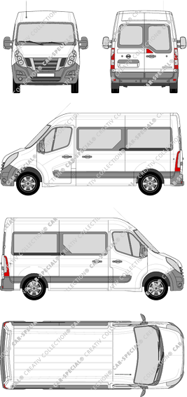 Nissan NV400 camionnette, 2012–2020 (Niss_206)