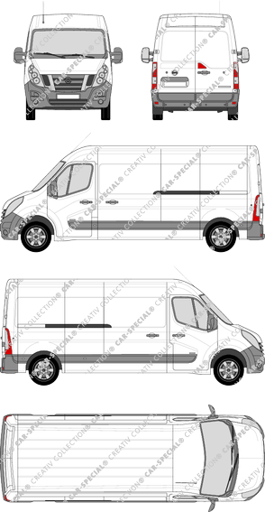 Nissan NV400 furgone, 2012–2020 (Niss_216)