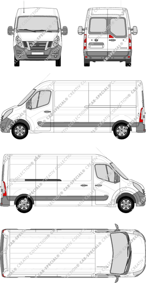 Nissan NV400 furgone, 2012–2020 (Niss_217)