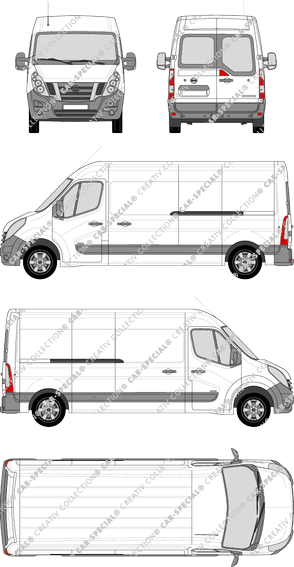 Nissan NV400 Kastenwagen, 2012–2020 (Niss_218)