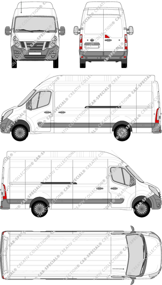 Nissan NV400 Kastenwagen, 2012–2020 (Niss_224)