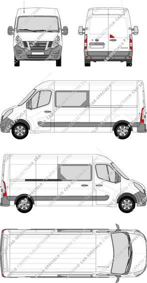 Nissan NV400 furgone, 2012–2020 (Niss_227)