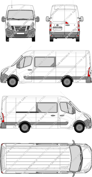 Nissan NV400 furgón, 2012–2020 (Niss_231)