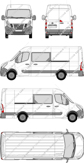 Nissan NV400 Kastenwagen, 2012–2020 (Niss_232)