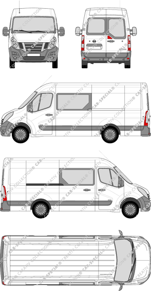 Nissan NV400 Kastenwagen, 2012–2020 (Niss_233)