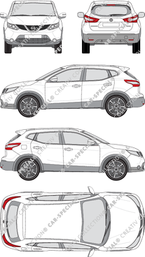 Nissan Qashqai, 2014–2017 (Niss_249)