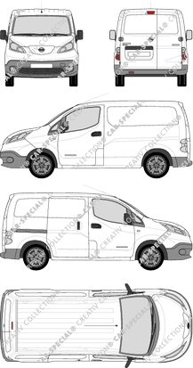 Nissan e-NV200 Kastenwagen, 2014–2021 (Niss_253)