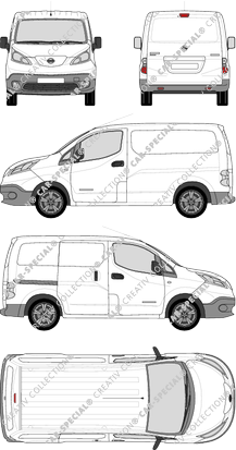 Nissan e-NV200 Kastenwagen, 2014–2021 (Niss_255)