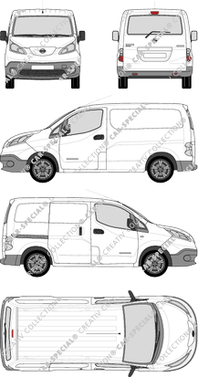 Nissan e-NV200 Kastenwagen, 2014–2021 (Niss_257)