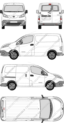 Nissan e-NV200 Kastenwagen, 2014–2021 (Niss_259)