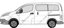Nissan e-NV200 microbús, 2014–2021