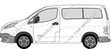 Nissan e-NV200 minibus, 2014–2021
