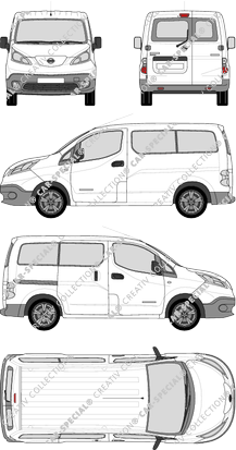 Nissan e-NV200, 2014–2021 (Niss_263)