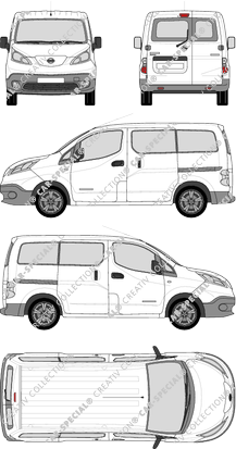 Nissan e-NV200, 2014–2021 (Niss_264)
