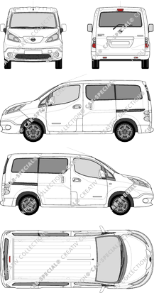 Nissan e-NV200, 2014–2021 (Niss_265)