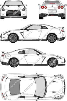 Nissan GT-R, Coupé, 2 Doors (2010)