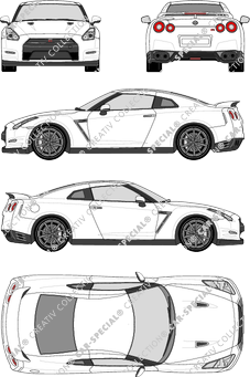 Nissan GT-R, from 2010 (Niss_266)