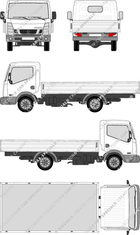 Nissan NT400 Cabstar pianale, attuale (a partire da 2015) (Niss_268)