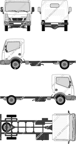 Nissan NT400 Cabstar Telaio per sovrastrutture, attuale (a partire da 2015) (Niss_272)