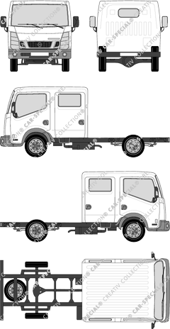 Nissan NT400 Cabstar Châssis pour superstructures, actuel (depuis 2015) (Niss_273)