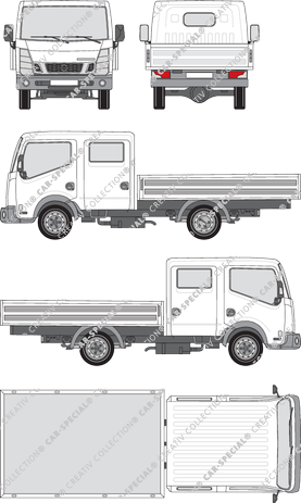 Nissan CabStar pont, actuel (depuis 2015) (Niss_275)