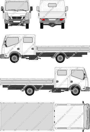 Nissan NT400 Cabstar pianale, attuale (a partire da 2015) (Niss_276)