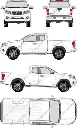 Nissan Navara Pick-up, actuel (depuis 2015) (Niss_278)