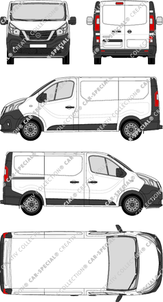 Nissan NV300 furgone, 2017–2021 (Niss_279)