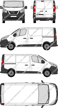 Nissan NV300 furgone, 2017–2021 (Niss_280)