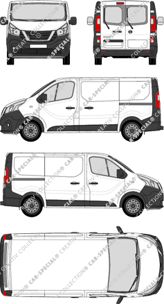 Nissan NV300 furgone, 2017–2021 (Niss_282)