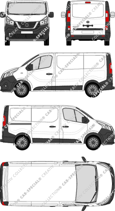 Nissan NV300 furgone, 2017–2021 (Niss_285)