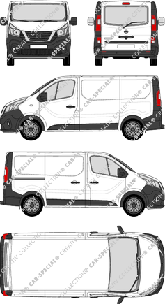 Nissan NV300 furgone, 2017–2021 (Niss_287)