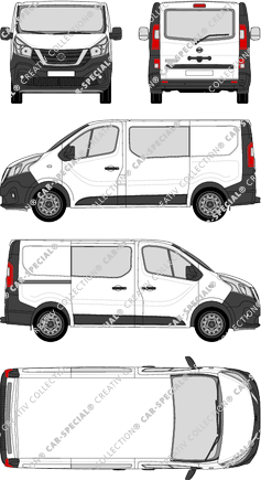 Nissan NV300 furgone, 2017–2021 (Niss_289)