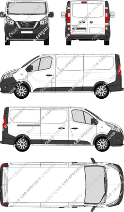 Nissan NV300 furgone, 2017–2021 (Niss_297)