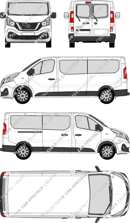 Nissan NV300 Kleinbus, 2017–2021 (Niss_317)