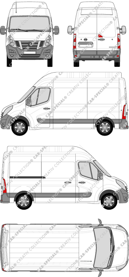 Nissan NV400 furgone, 2012–2020 (Niss_331)