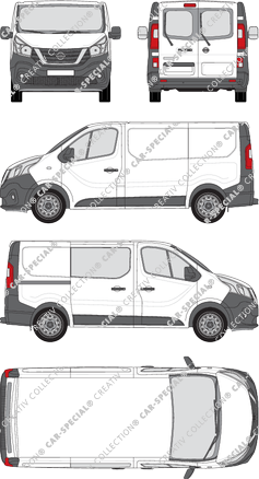 Nissan NV300 van/transporter, 2017–2021 (Niss_339)