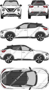 Nissan Juke, station wagon, 5 Doors (2019)