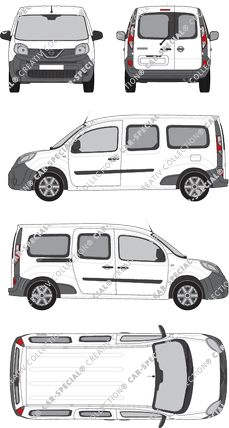 Nissan NV250, furgone, L2H1, Rear Wing Doors, 1 Sliding Door (2019)
